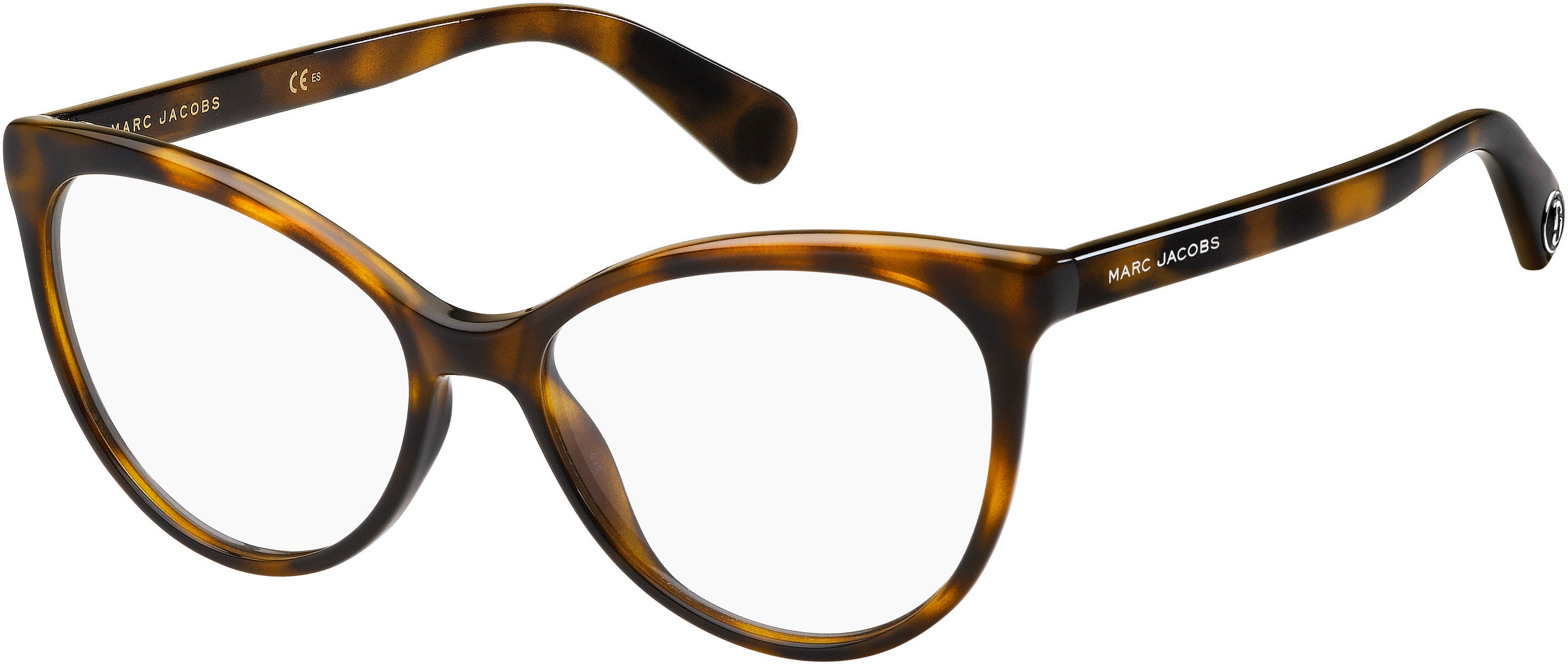 Marc Jacobs Marc 365 Cat Eye/butterfly Eyeglasses 0086-0086  Dark Havana (00 Demo Lens)