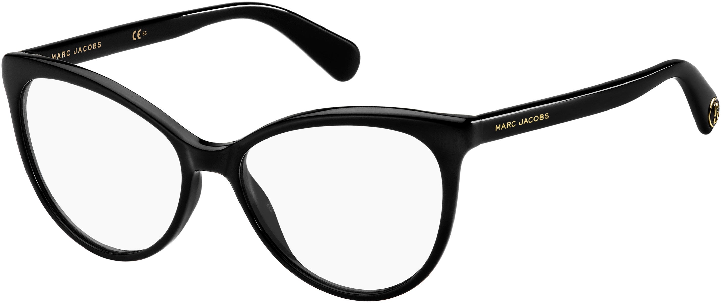 Marc Jacobs Marc 365 Cat Eye/butterfly Eyeglasses 0807-0807  Black (00 Demo Lens)