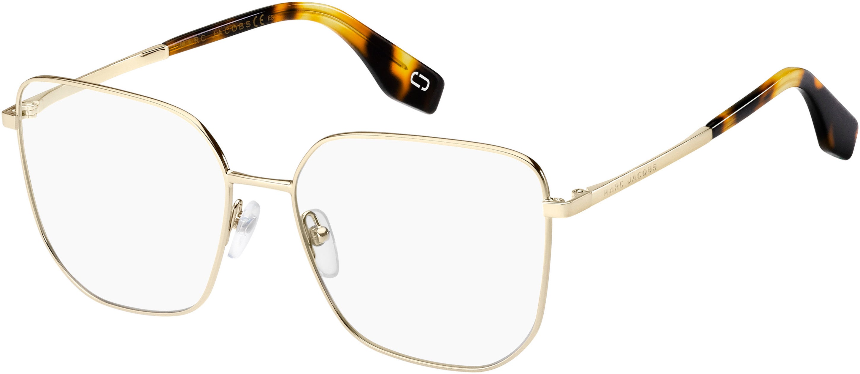 Marc Jacobs Marc 370 Square Eyeglasses 03YG-03YG  Lgh Gold (00 Demo Lens)