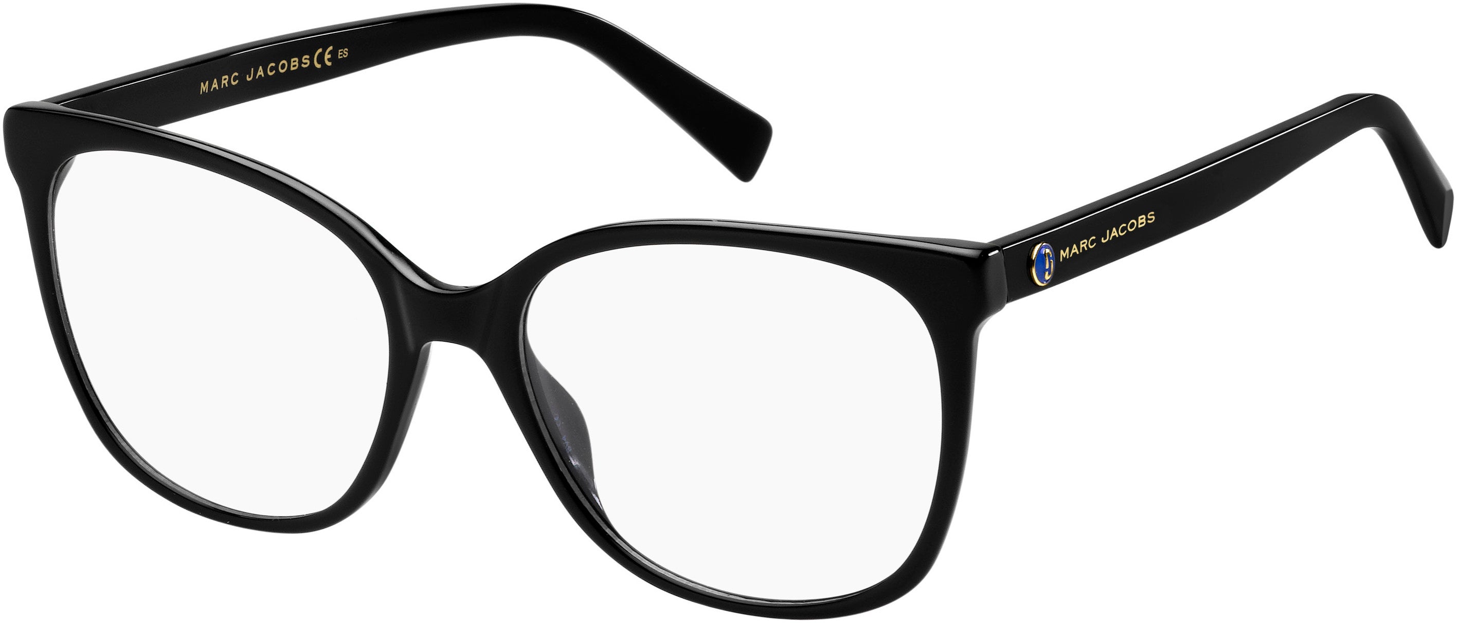 Marc Jacobs Marc 380 Square Eyeglasses 0807-0807  Black (00 Demo Lens)