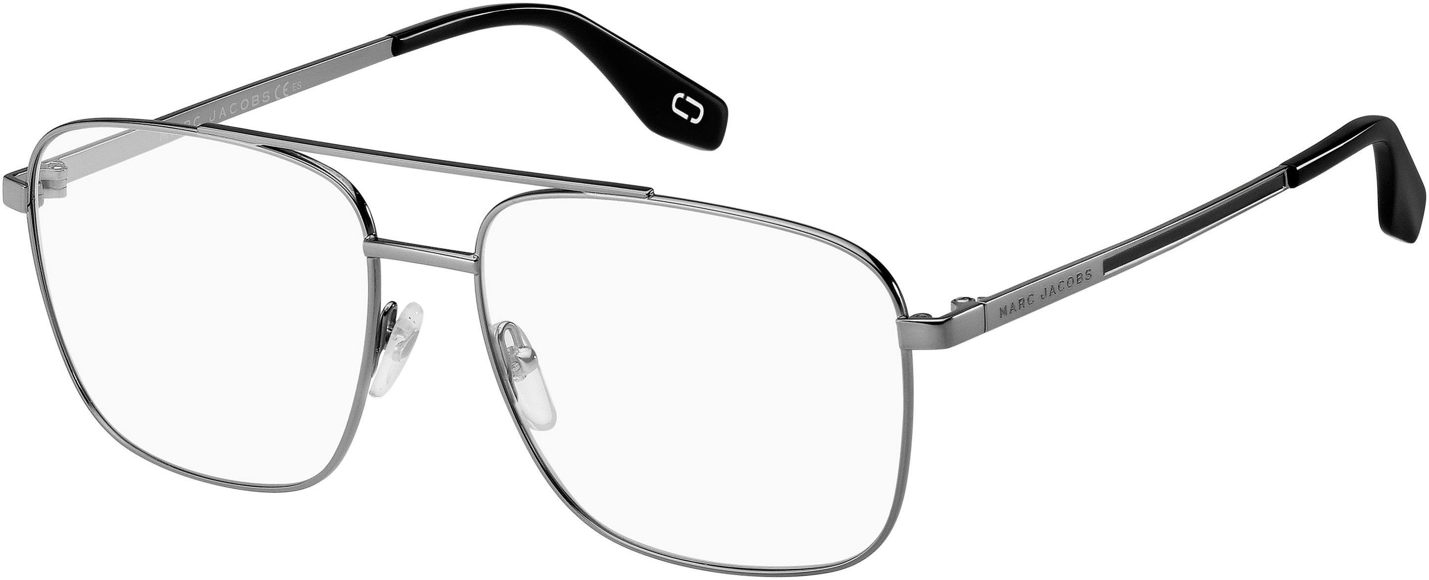 Marc Jacobs Marc 391 Square Eyeglasses 06LB-06LB  Ruthenium (00 Demo Lens)