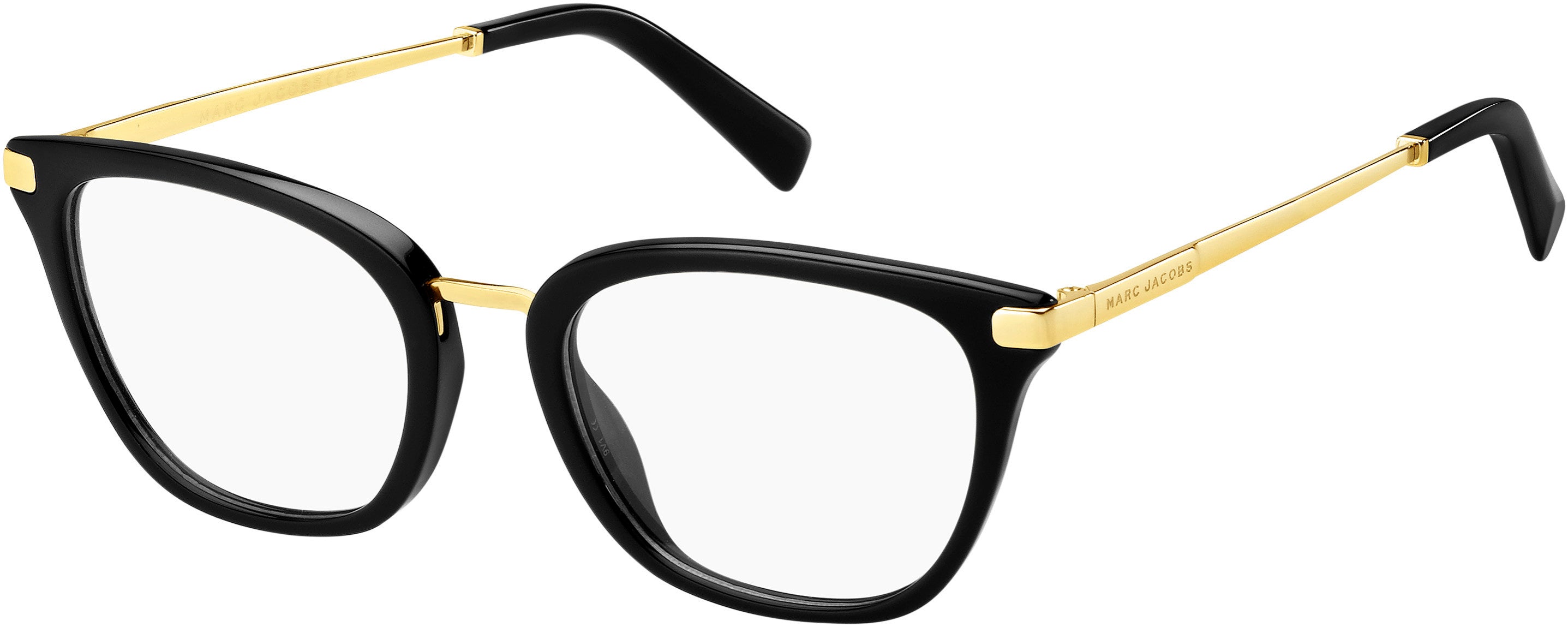 Marc Jacobs Marc 397 Rectangular Eyeglasses 0807-0807  Black (00 Demo Lens)