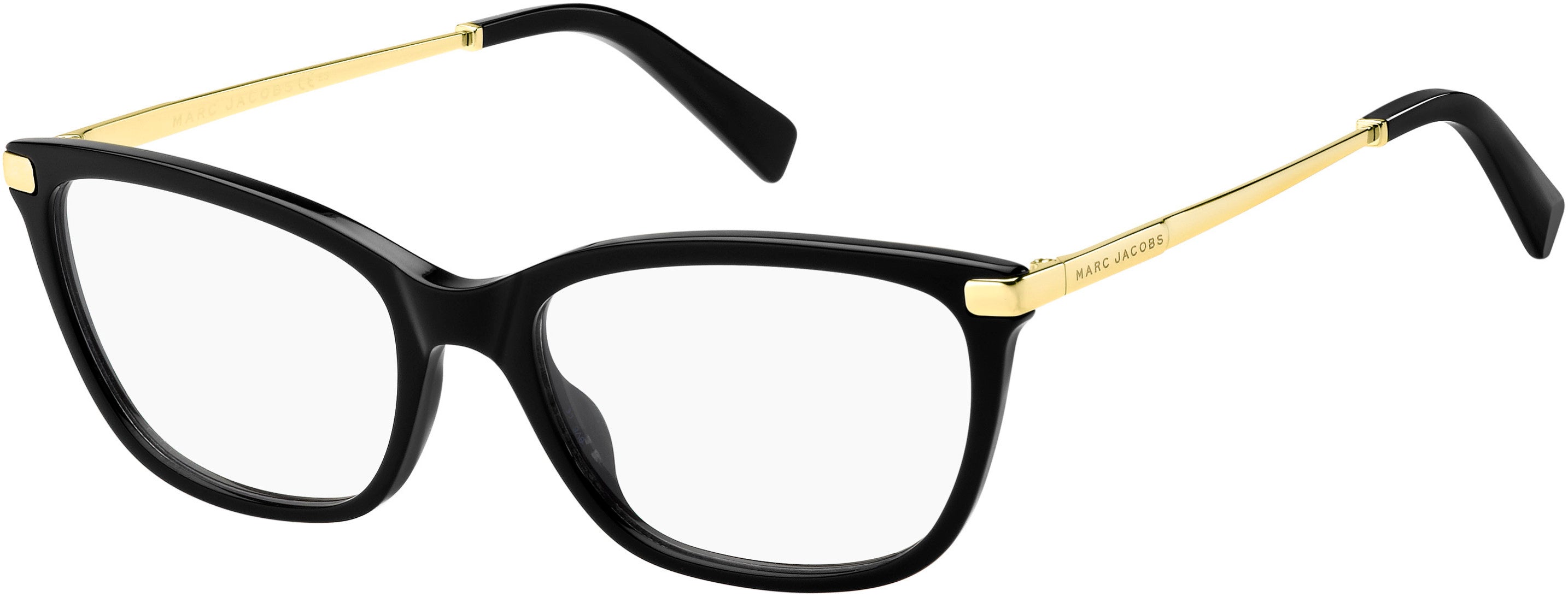 Marc Jacobs Marc 400 Rectangular Eyeglasses 0807-0807  Black (00 Demo Lens)