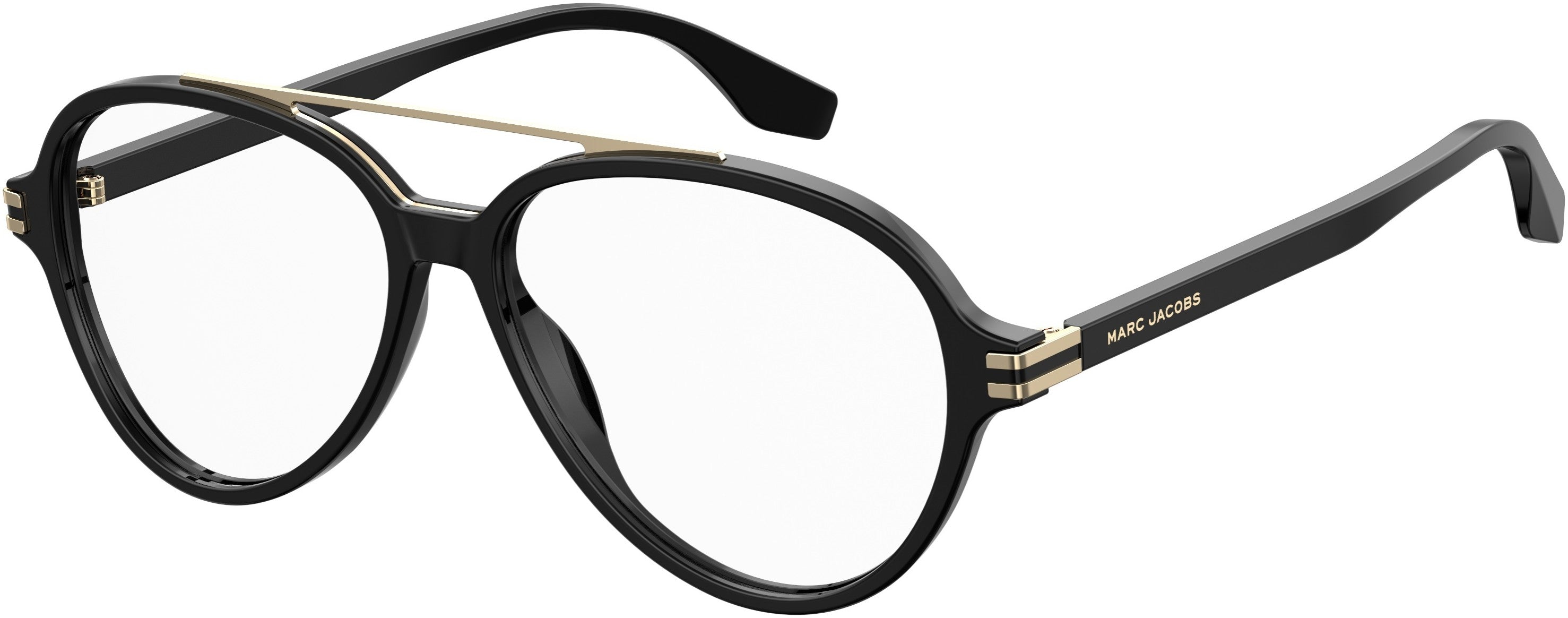 Marc Jacobs Marc 416 Aviator Eyeglasses 0807-0807  Black (00 Demo Lens)