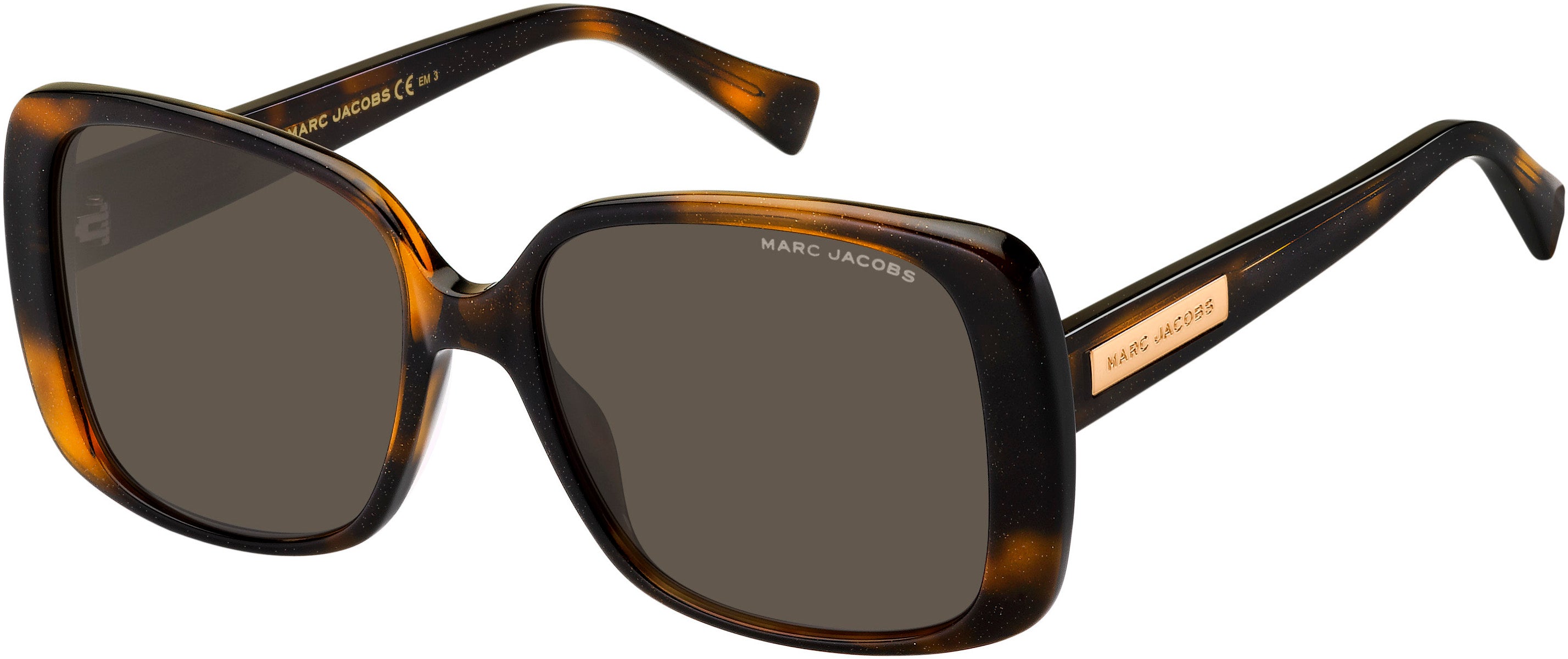 Marc Jacobs Marc 423/S Square Sunglasses 0DXH-0DXH  Havana Bwglgd (IR Gray)