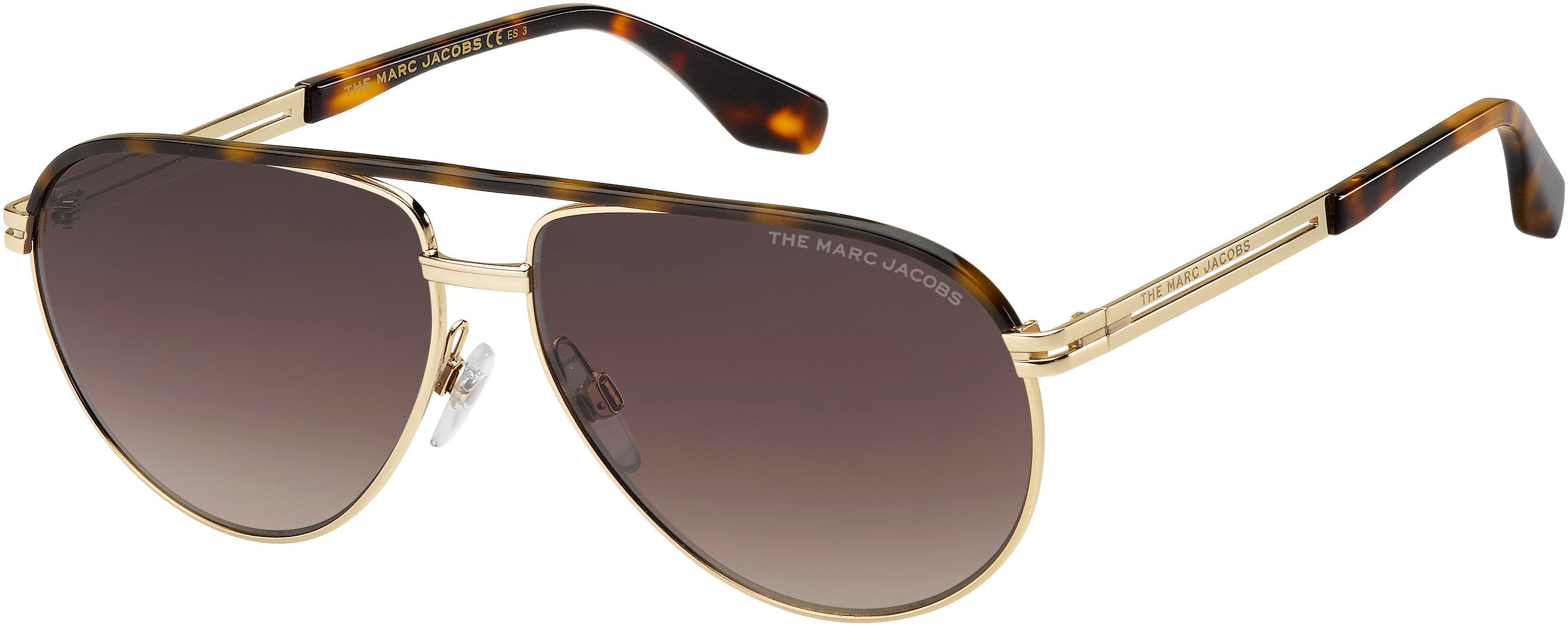 Marc Jacobs Marc 474/S Aviator Sunglasses 006J-006J  Gold Havana (HA Brown Gradient)