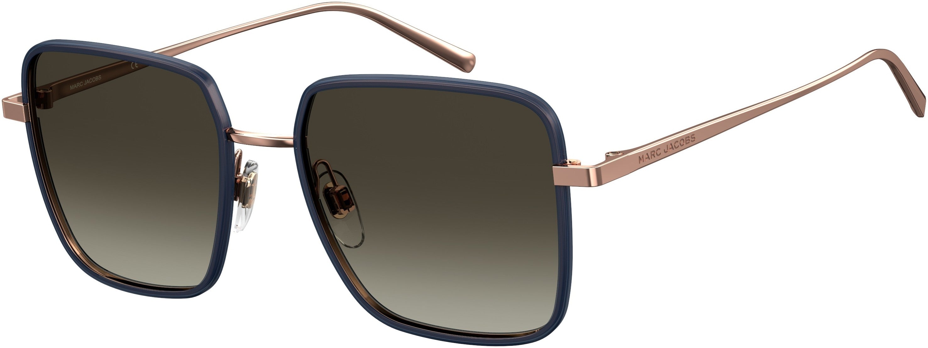 Marc Jacobs Marc 477/S Square Sunglasses 02IK-02IK  Havana Gold (HA Brown Gradient)