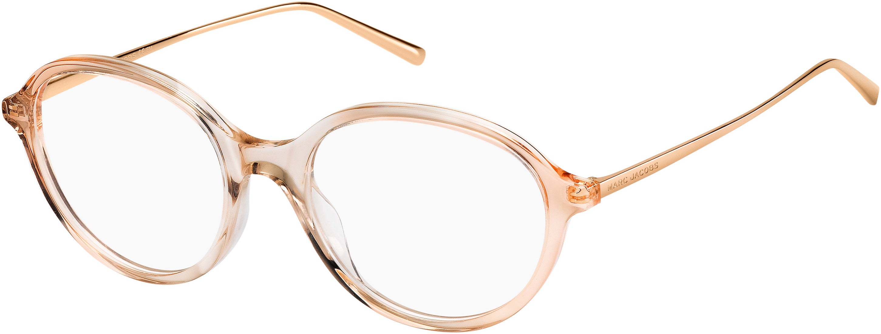 Marc Jacobs Marc 483 Oval Modified Eyeglasses 0733-0733  Peach (00 Demo Lens)