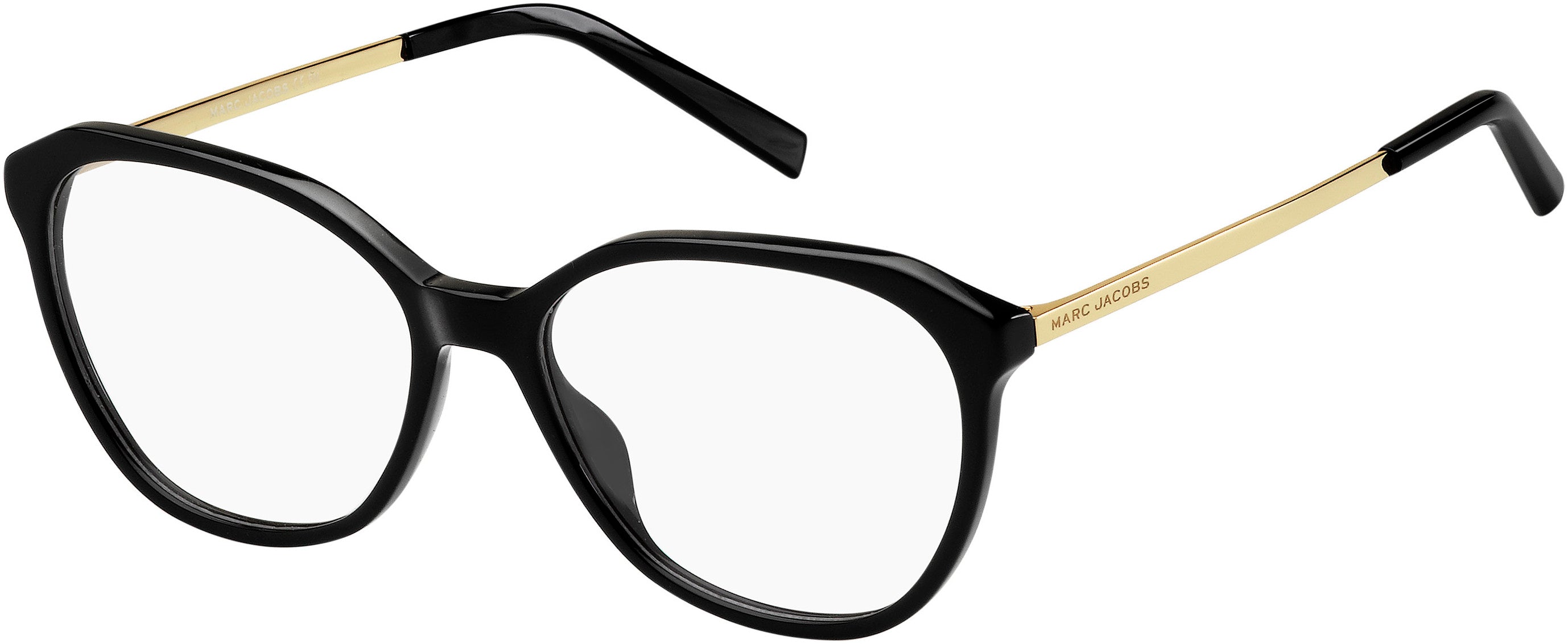 Marc Jacobs Marc 485/N Cat Eye/butterfly Eyeglasses 0807-0807  Black (00 Demo Lens)