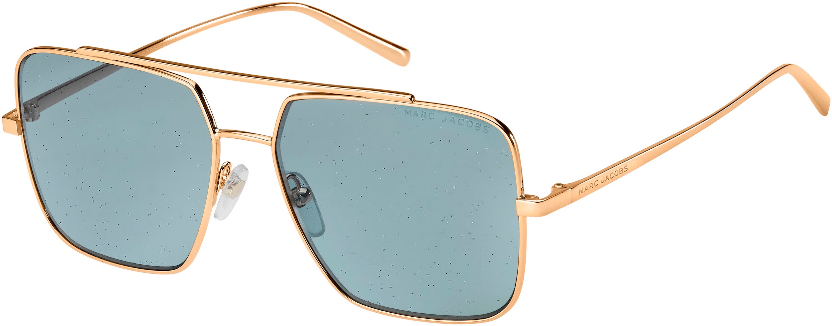 Marc Jacobs Marc 486/S Square Sunglasses 0DDB-0DDB  Gold Copper (HM Blue Glitter)