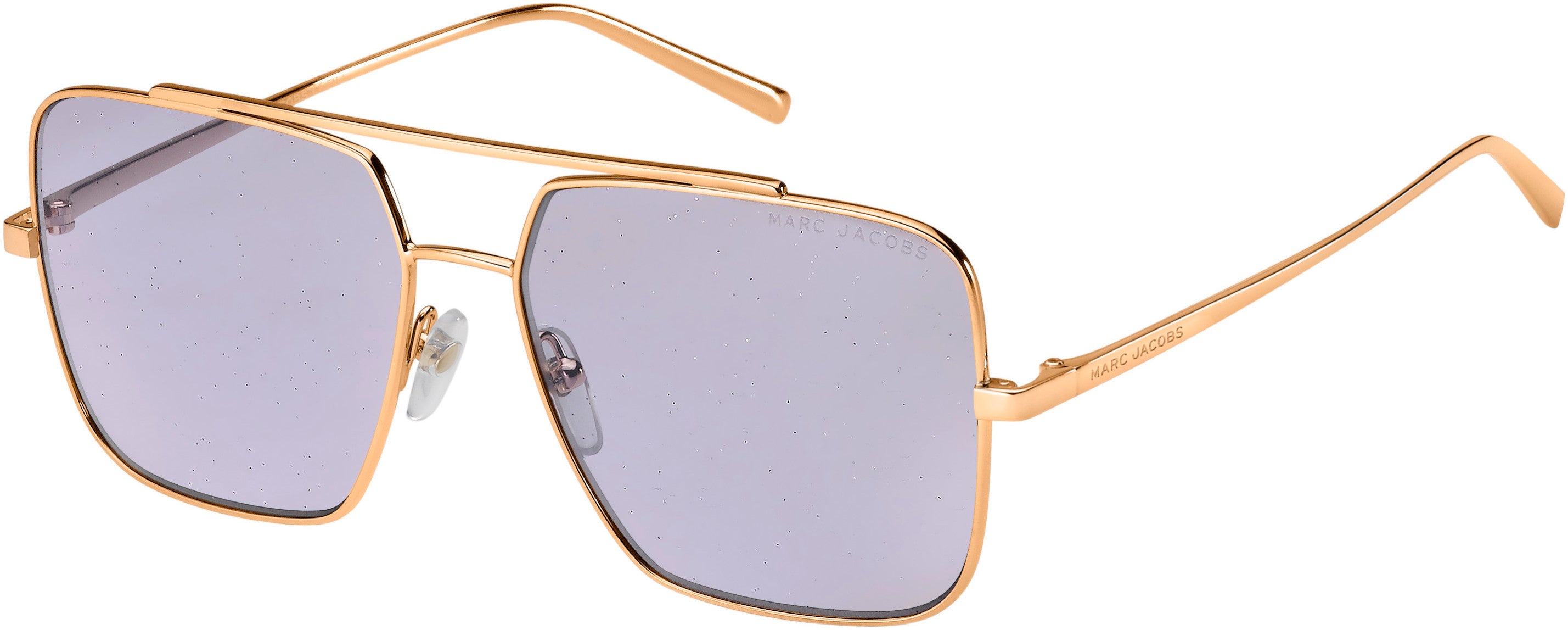 Marc Jacobs Marc 486/S Square Sunglasses 0DDB-0DDB  Gold Copper (VY Lilac Glitter)
