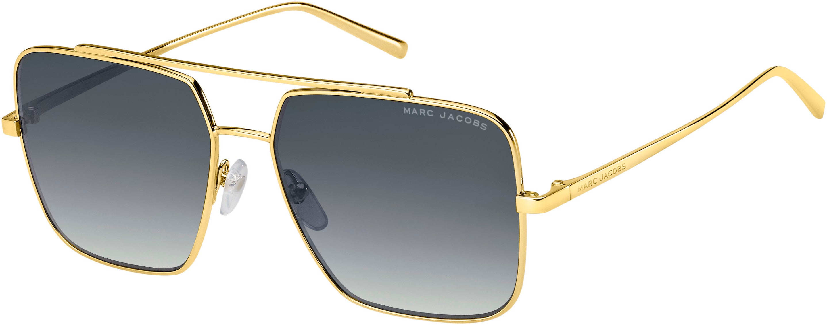 Marc Jacobs Marc 486/S Square Sunglasses 0J5G-0J5G  Gold (9O Dark Gray Gradient)