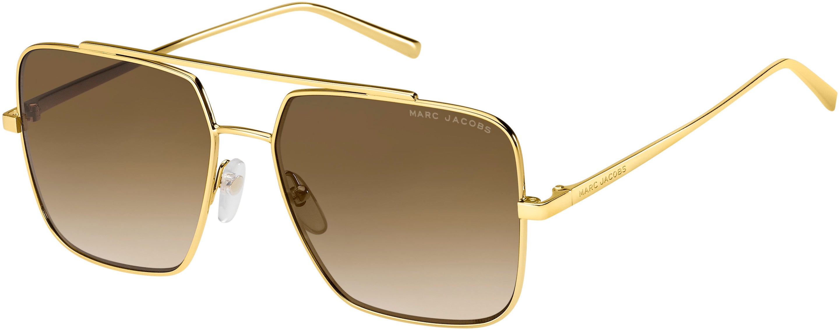 Marc Jacobs Marc 486/S Square Sunglasses 0J5G-0J5G  Gold (HA Brown Gradient)