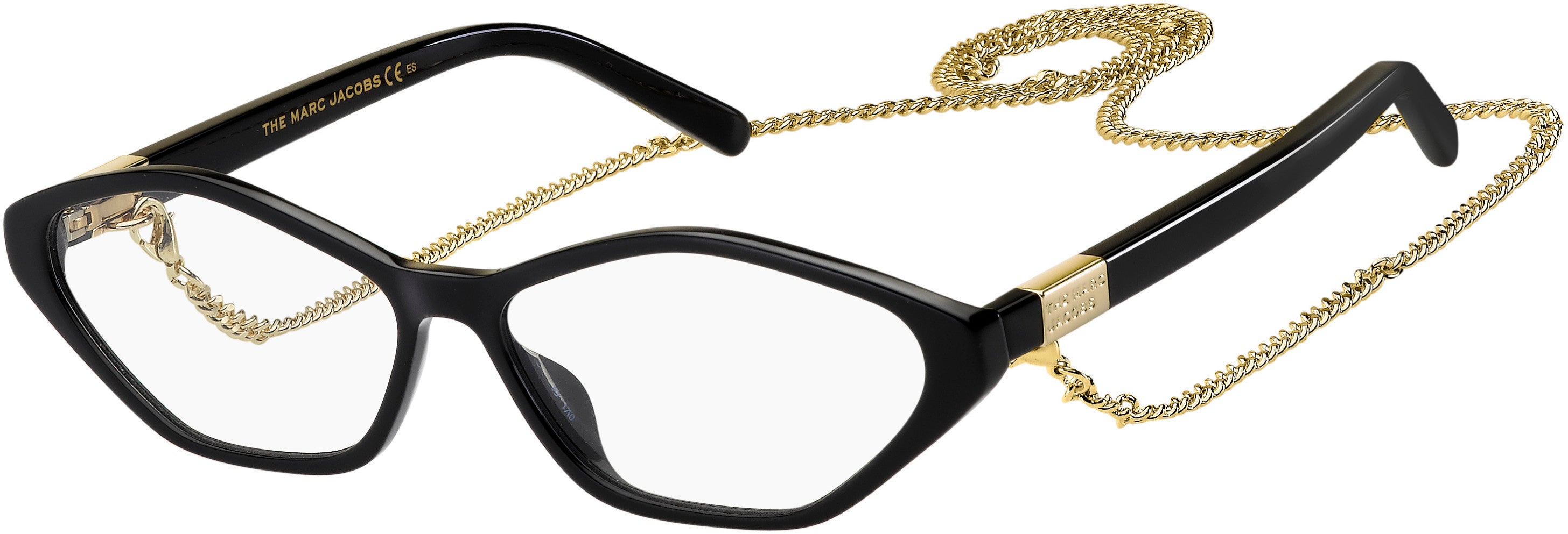 Marc Jacobs Marc 498 Geometric Eyeglasses 0807-0807  Black (00 Demo Lens)