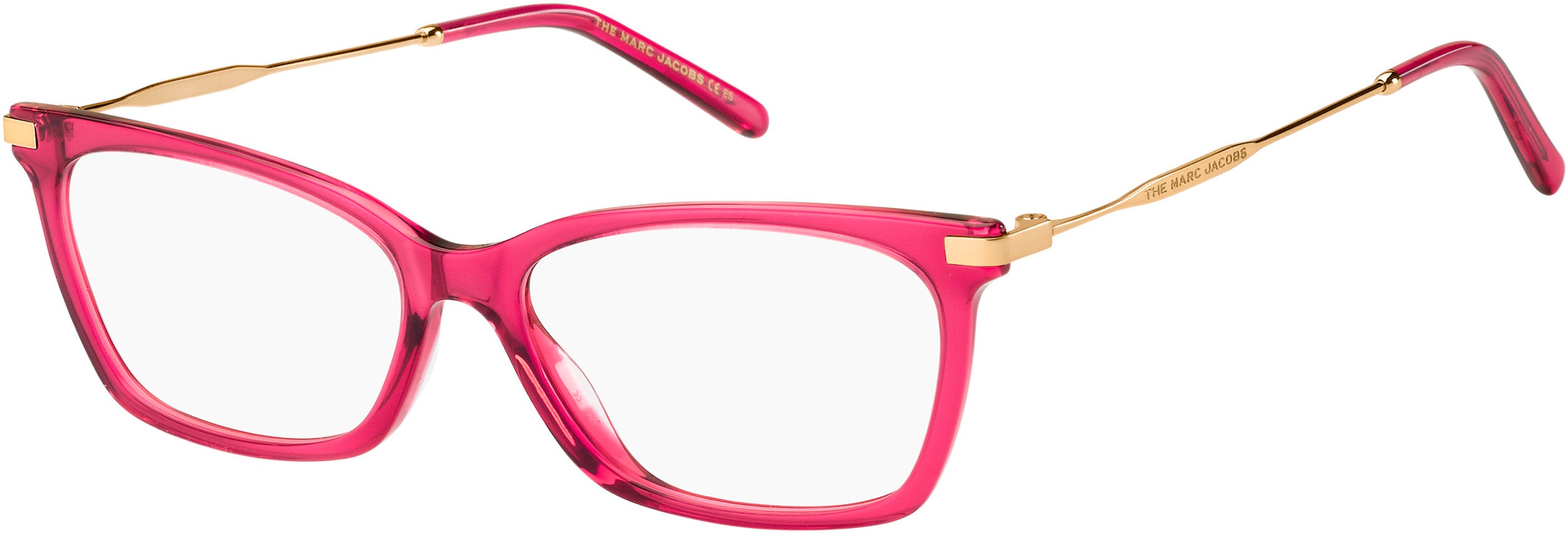 Marc Jacobs Marc 508 Rectangular Eyeglasses 0IBJ-0IBJ  Chrrgd Rose (00 Demo Lens)