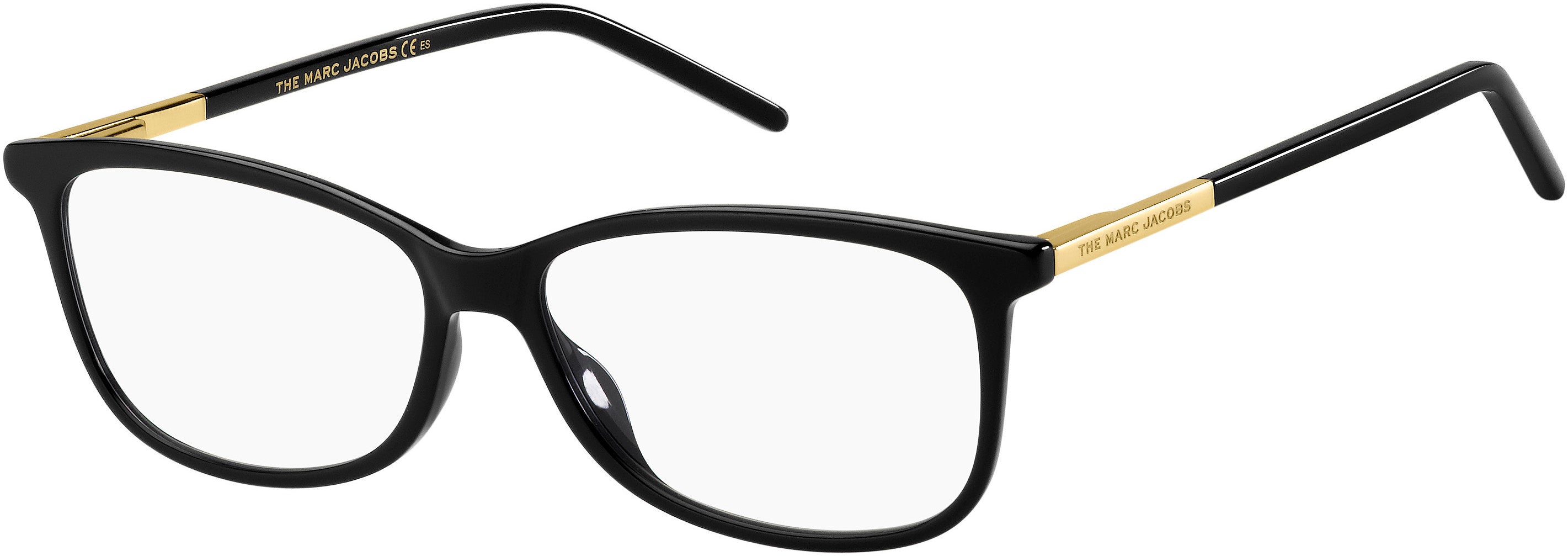 Marc Jacobs Marc 513 Oval Modified Eyeglasses 0807-0807  Black (00 Demo Lens)