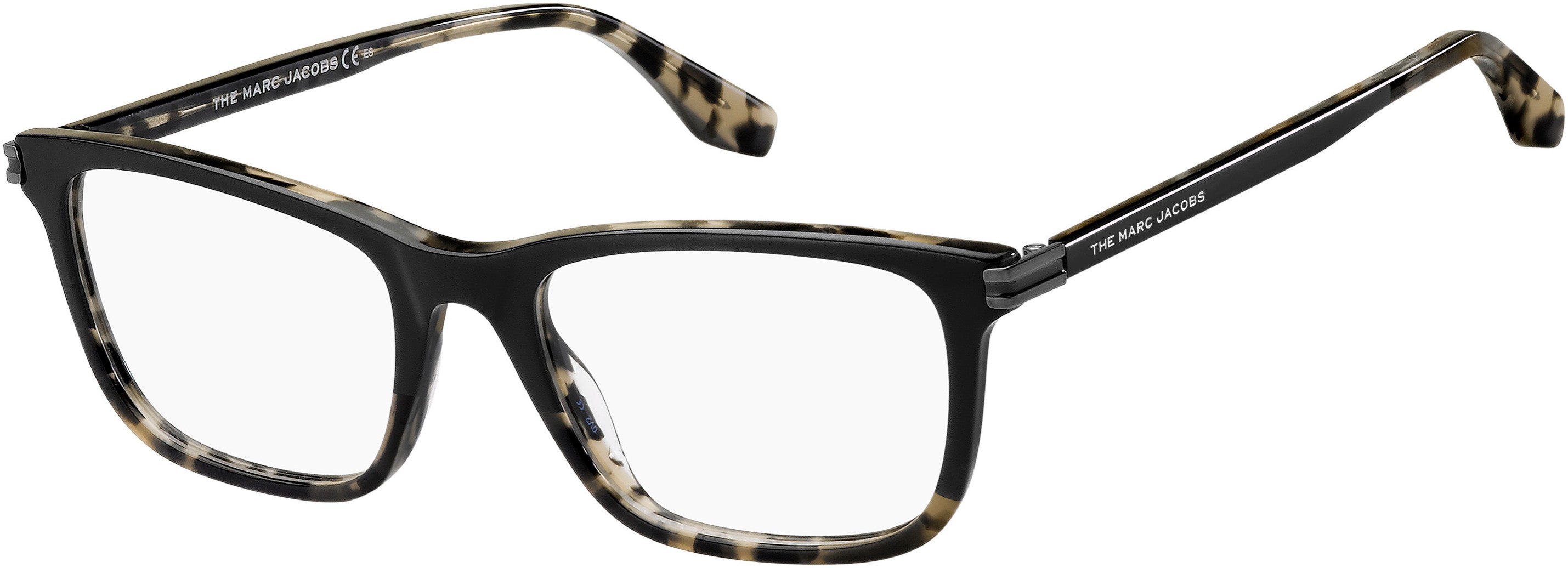 Marc Jacobs Marc 518 Rectangular Eyeglasses 0I21-0I21  Black Havana Gray (00 Demo Lens)