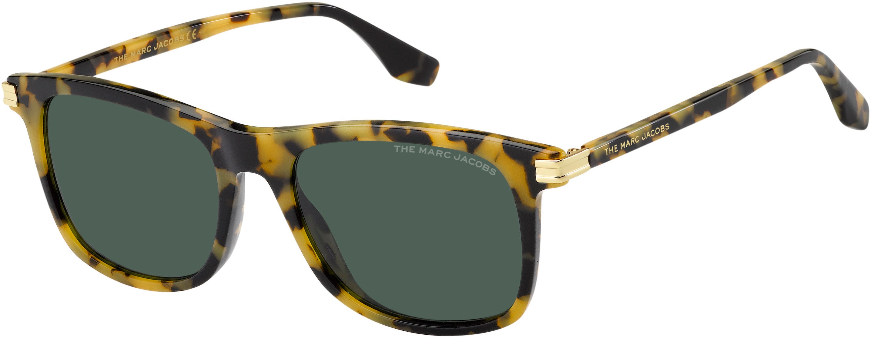 Marc Jacobs Marc 530/S Rectangular Sunglasses 0A84-0A84  Havana Yellow (QT Green)
