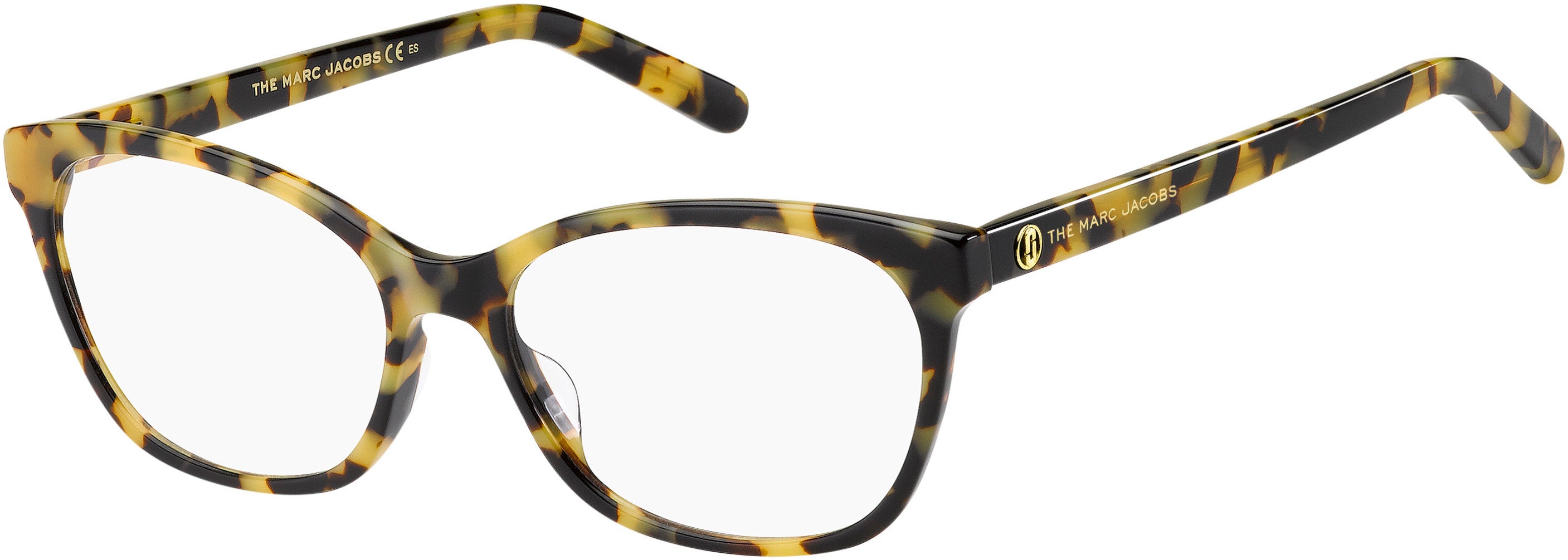 Marc Jacobs Marc 539 Cat Eye/butterfly Eyeglasses 0A84-0A84  Havana Yellow (00 Demo Lens)