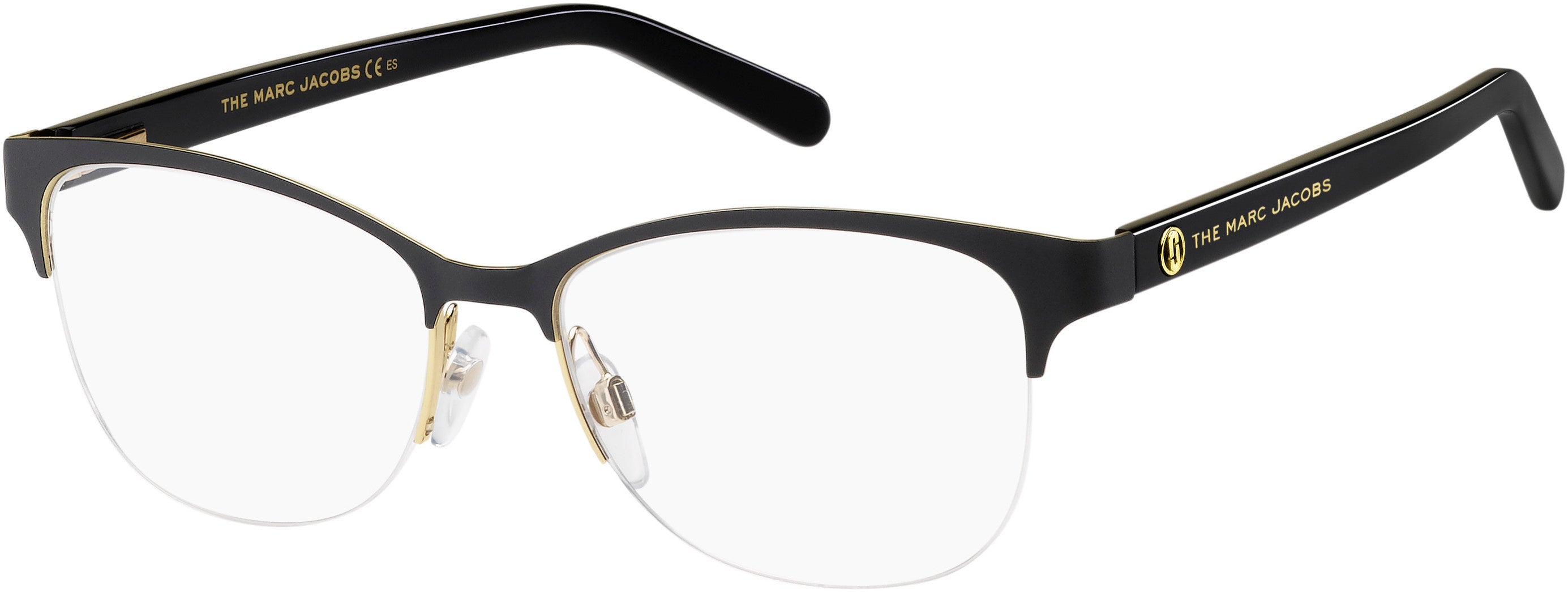 Marc Jacobs Marc 543 Cat Eye/butterfly Eyeglasses 0807-0807  Black (00 Demo Lens)