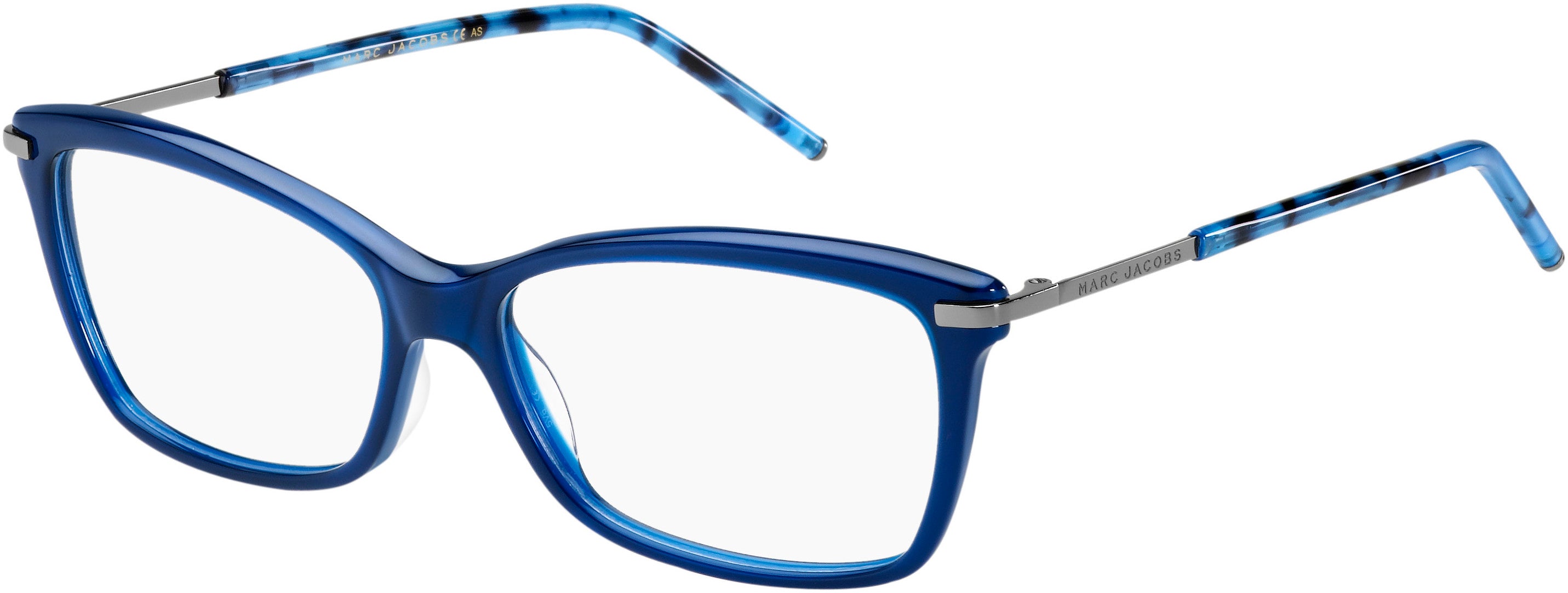 Marc Jacobs Marc 63 Rectangular Eyeglasses 0U5H-0U5H  Blue Opal (00 Demo Lens)