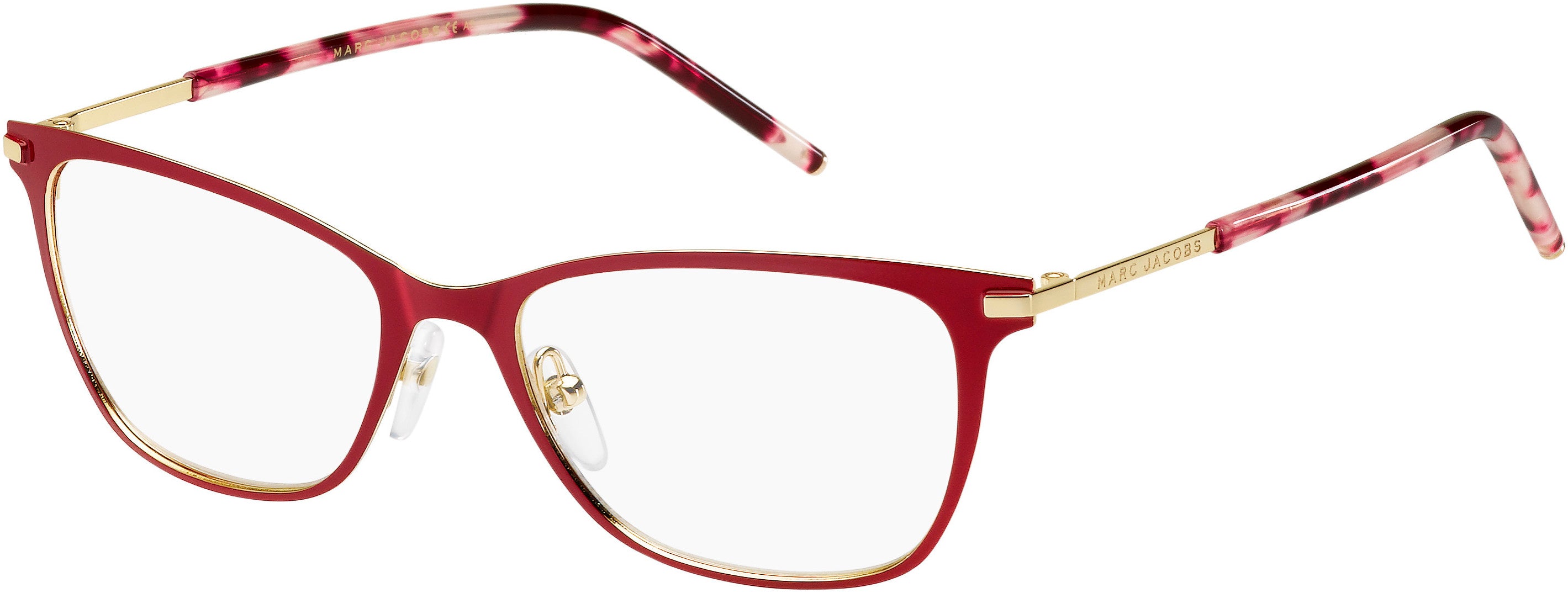 Marc Jacobs Marc 64 Rectangular Eyeglasses 0UC6-0UC6  Red (00 Demo Lens)