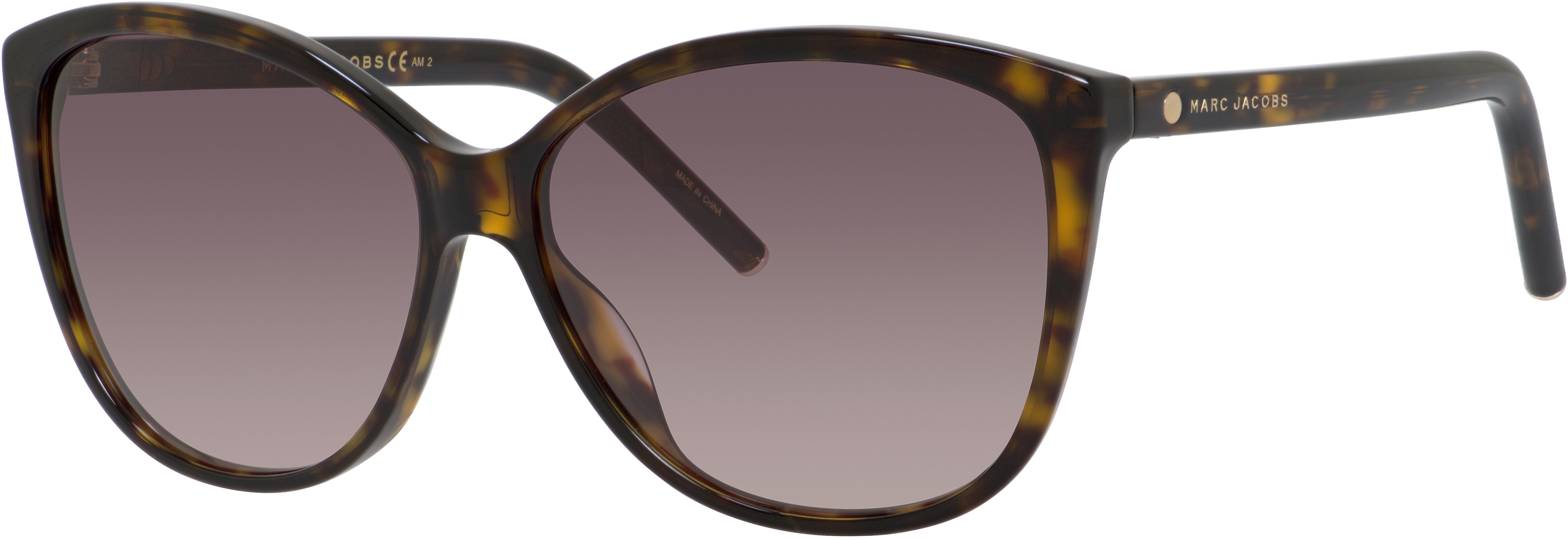 Marc Jacobs Marc 69/S Cat Eye/butterfly Sunglasses 0086-0086  Dark Havana (HA Brown Gradient)