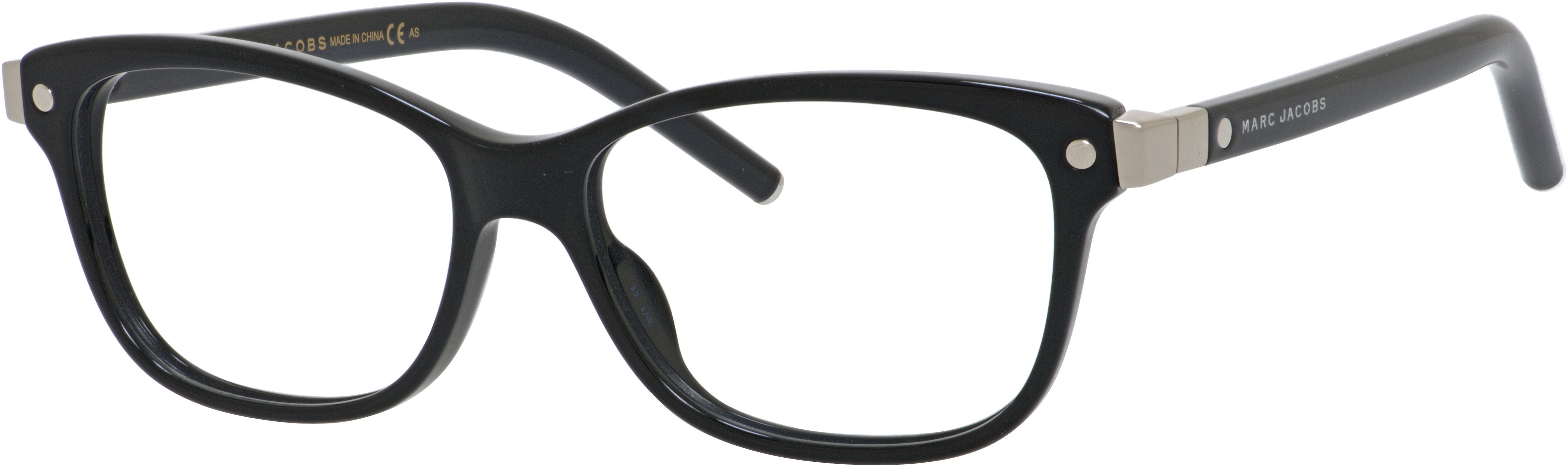 Marc Jacobs Marc 72 Rectangular Eyeglasses 0807-0807  Black (00 Demo Lens)