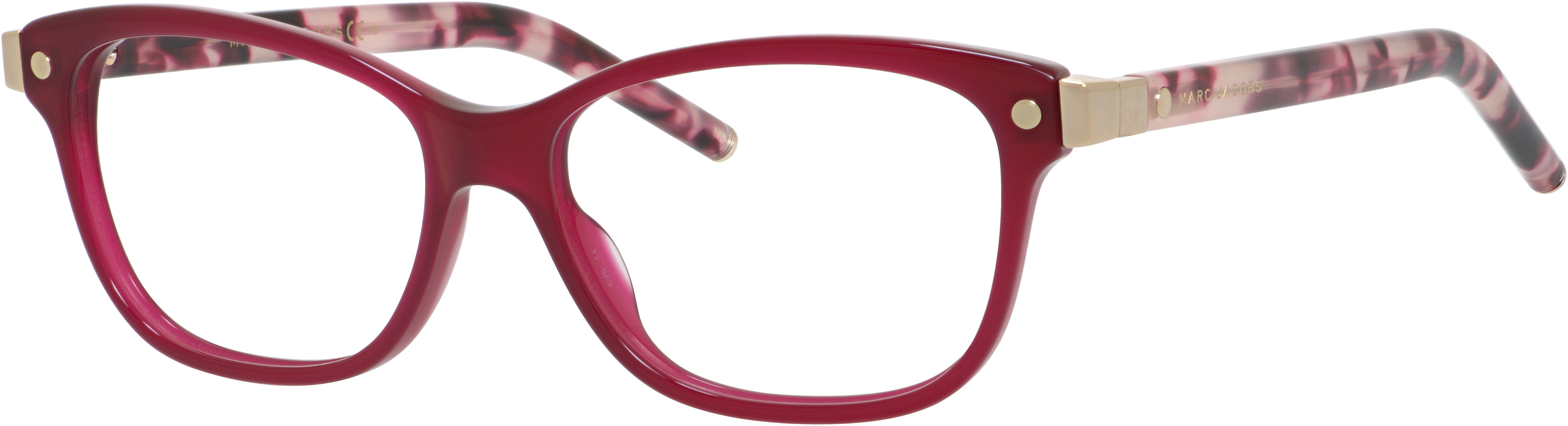 Marc Jacobs Marc 72 Rectangular Eyeglasses 0UAM-0UAM  Burgundy (00 Demo Lens)