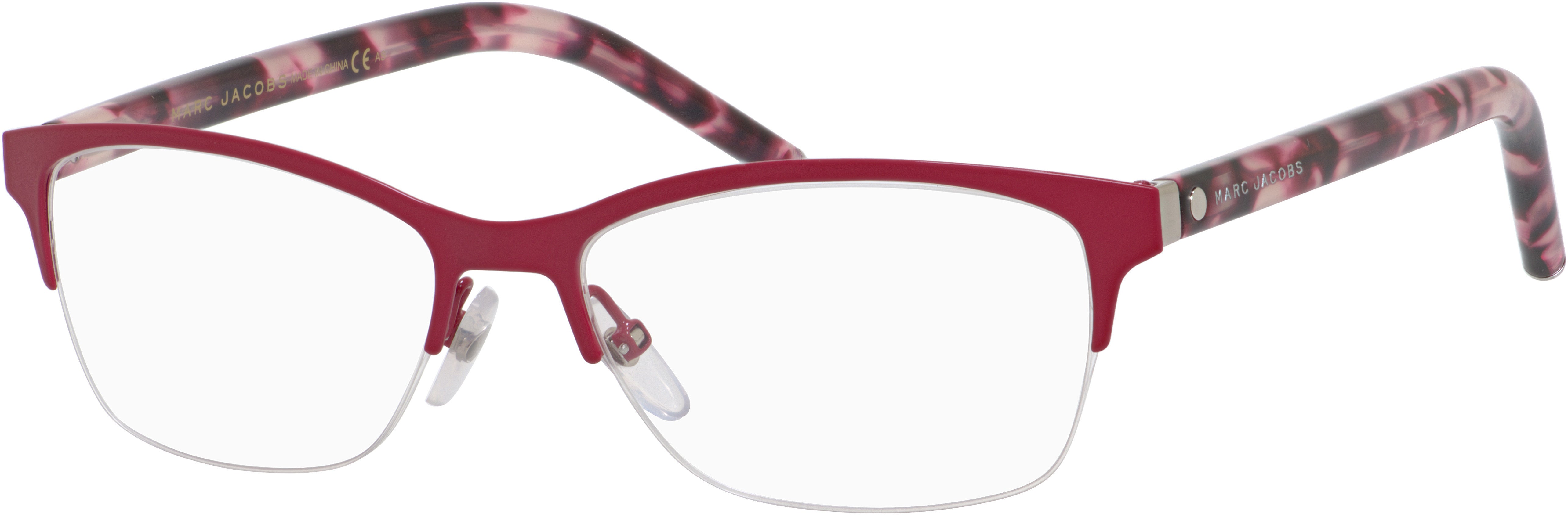 Marc Jacobs Marc 76 Rectangular Eyeglasses 0UC6-0UC6  Red (00 Demo Lens)