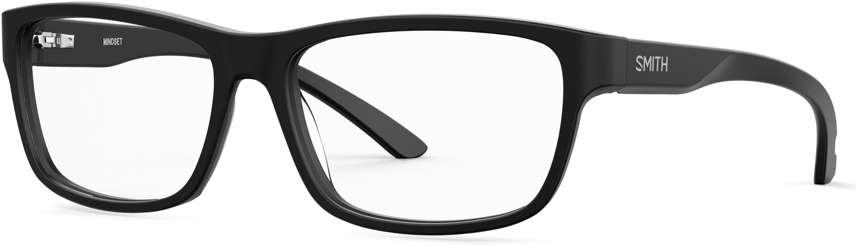 Smith Mindset Rectangular Eyeglasses 0003-0003  Matte Black (00 Demo Lens)