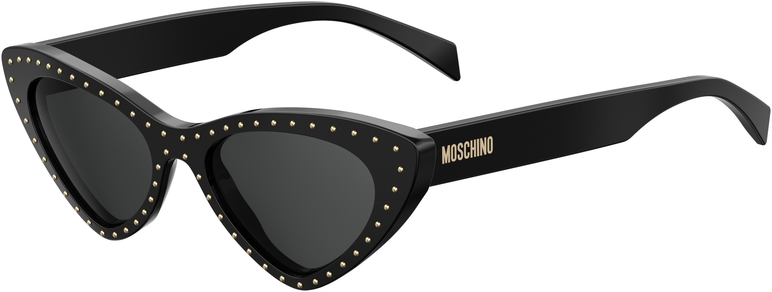  Moschino 006/S Special Shape Sunglasses 0807-0807  Black (IR Gray)
