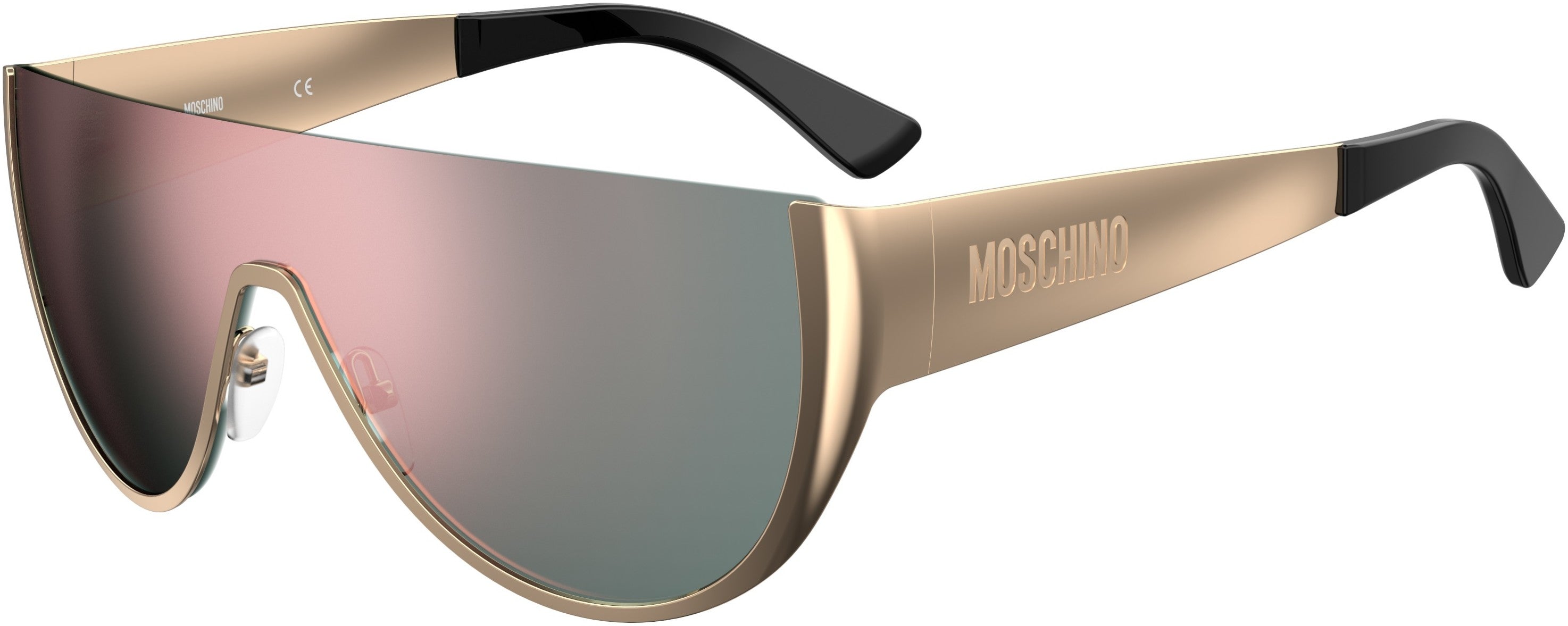  Moschino 062/S Special Shape Sunglasses 0J5G-0J5G  Gold (0J Rose Gold Ml)