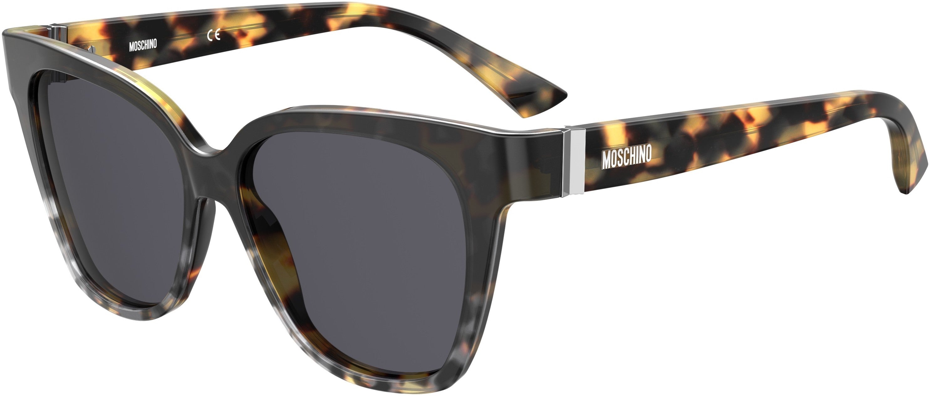  Moschino 066/S Cat Eye/butterfly Sunglasses 0PUU-0PUU  Animal Havana (IR Gray)