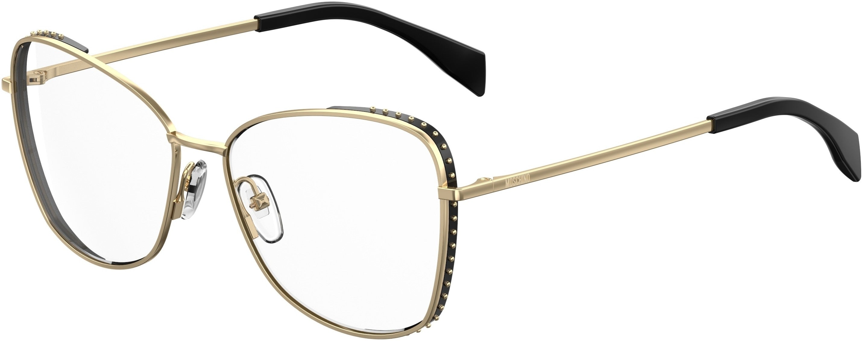  Moschino 516 Cat Eye/butterfly Eyeglasses 0J5G-0J5G  Gold (00 Demo Lens)