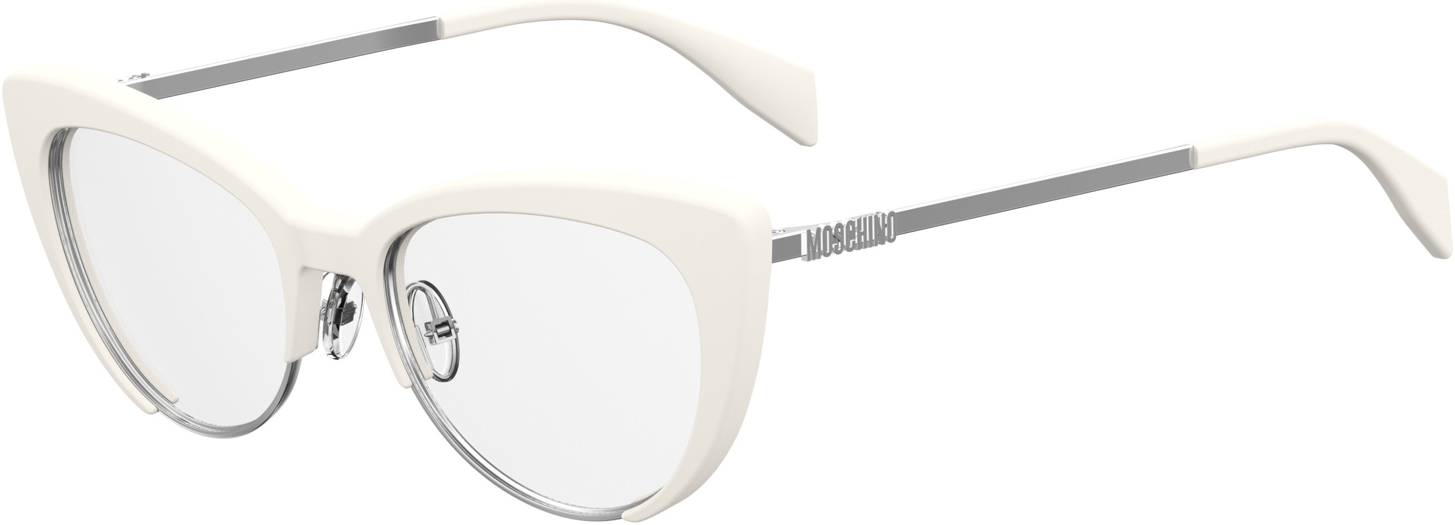  Moschino 521 Cat Eye/butterfly Eyeglasses 0VK6-0VK6  White (00 Demo Lens)