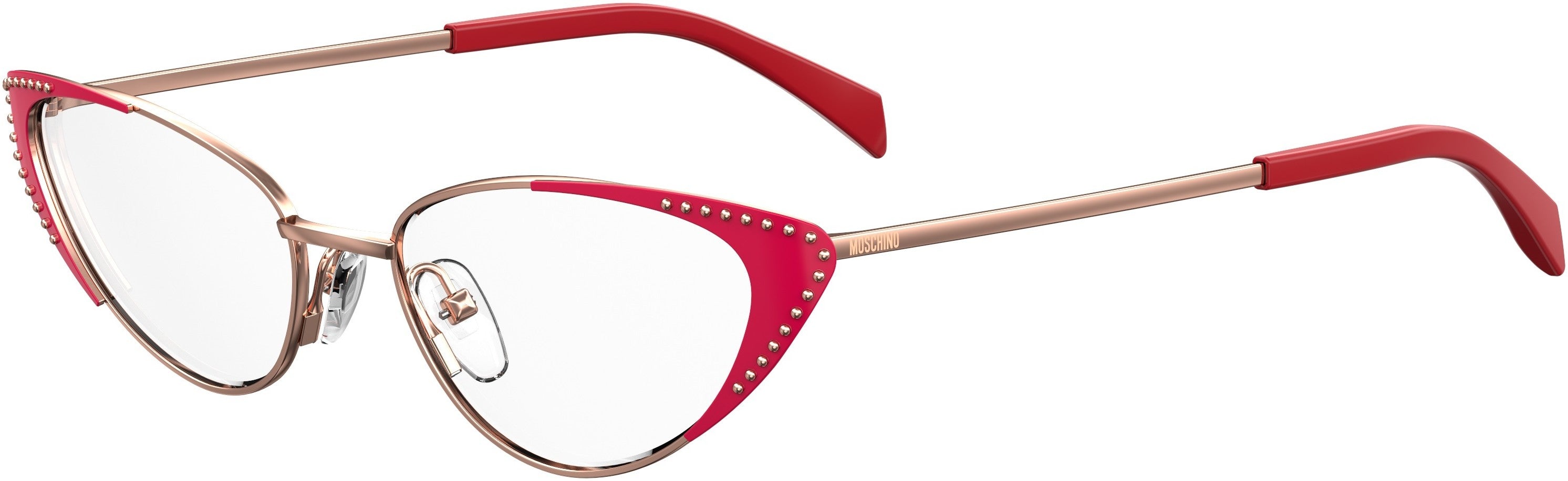  Moschino 545 Cat Eye/butterfly Eyeglasses 0DDB-0DDB  Gold Copper (00 Demo Lens)