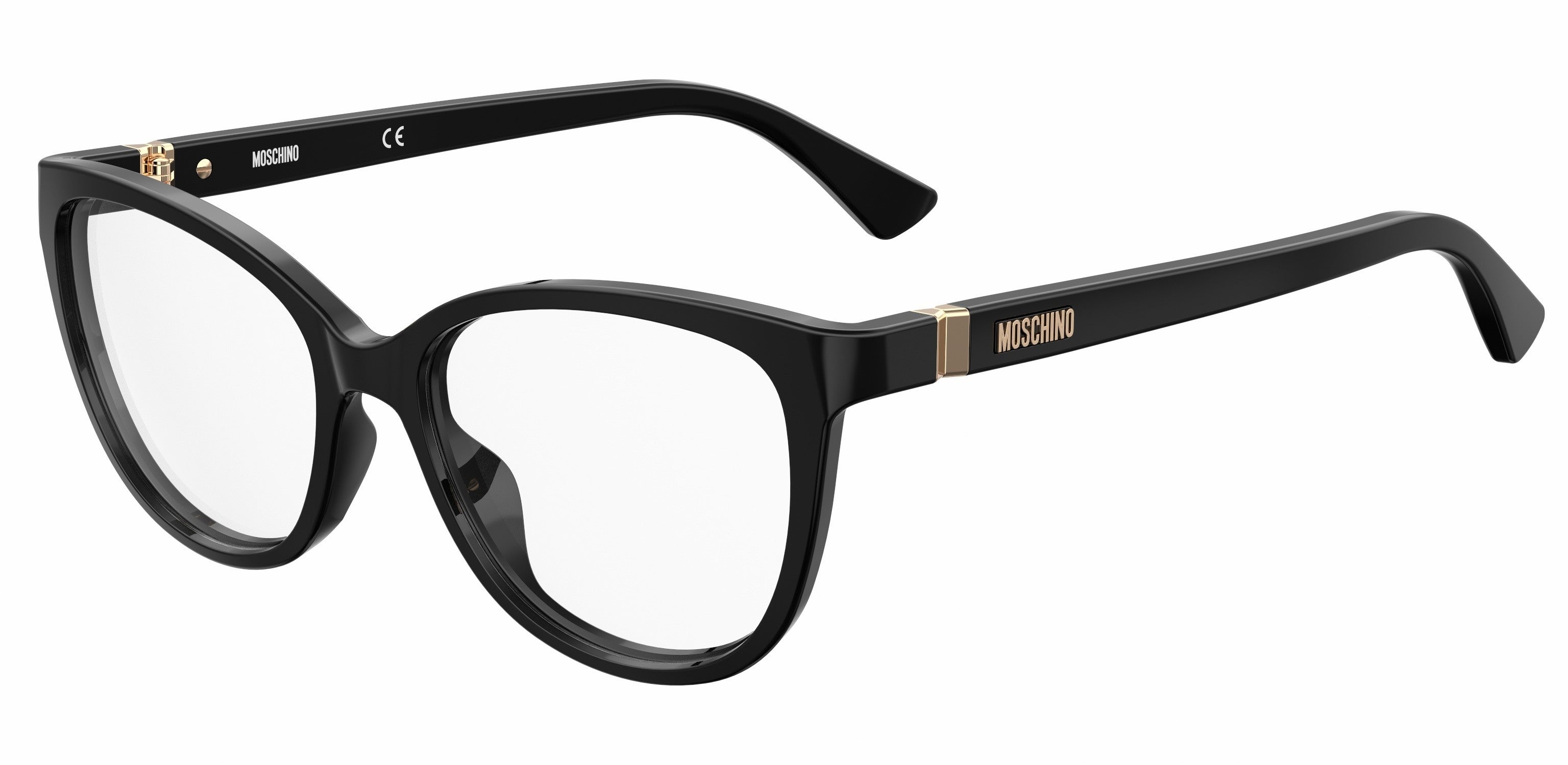  Moschino 559 Cat Eye/butterfly Eyeglasses 0807-0807  Black (00 Demo Lens)