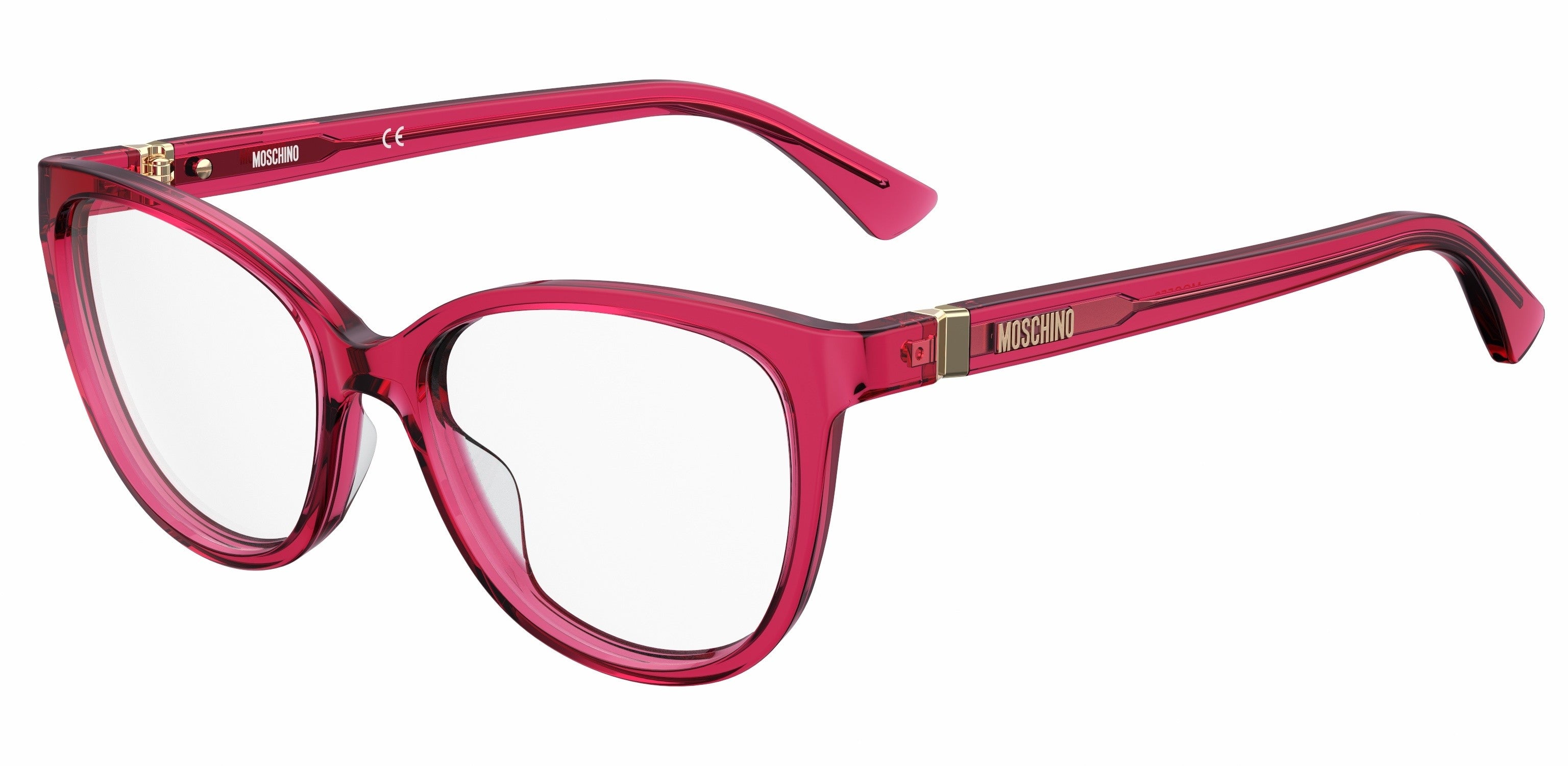  Moschino 559 Cat Eye/butterfly Eyeglasses 0C9A-0C9A  Red (00 Demo Lens)