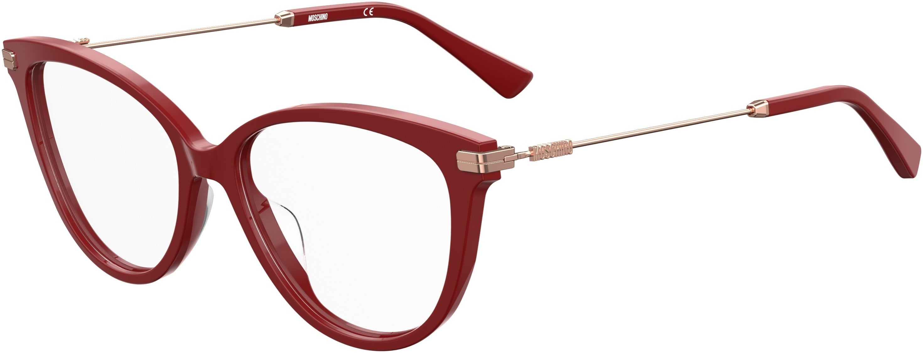  Moschino 561 Cat Eye/butterfly Eyeglasses 0C9A-0C9A  Red (00 Demo Lens)