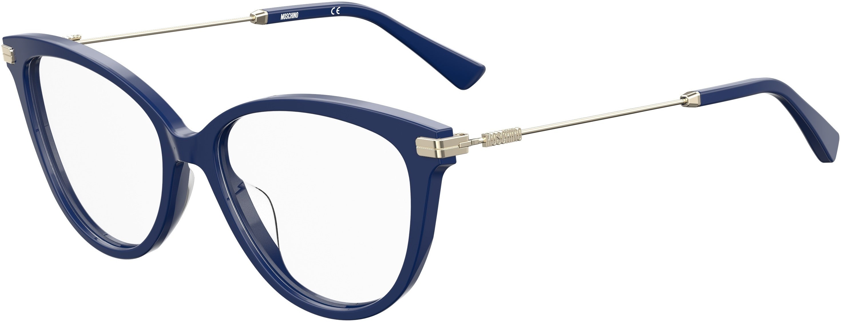  Moschino 561 Cat Eye/butterfly Eyeglasses 0PJP-0PJP  Blue (00 Demo Lens)