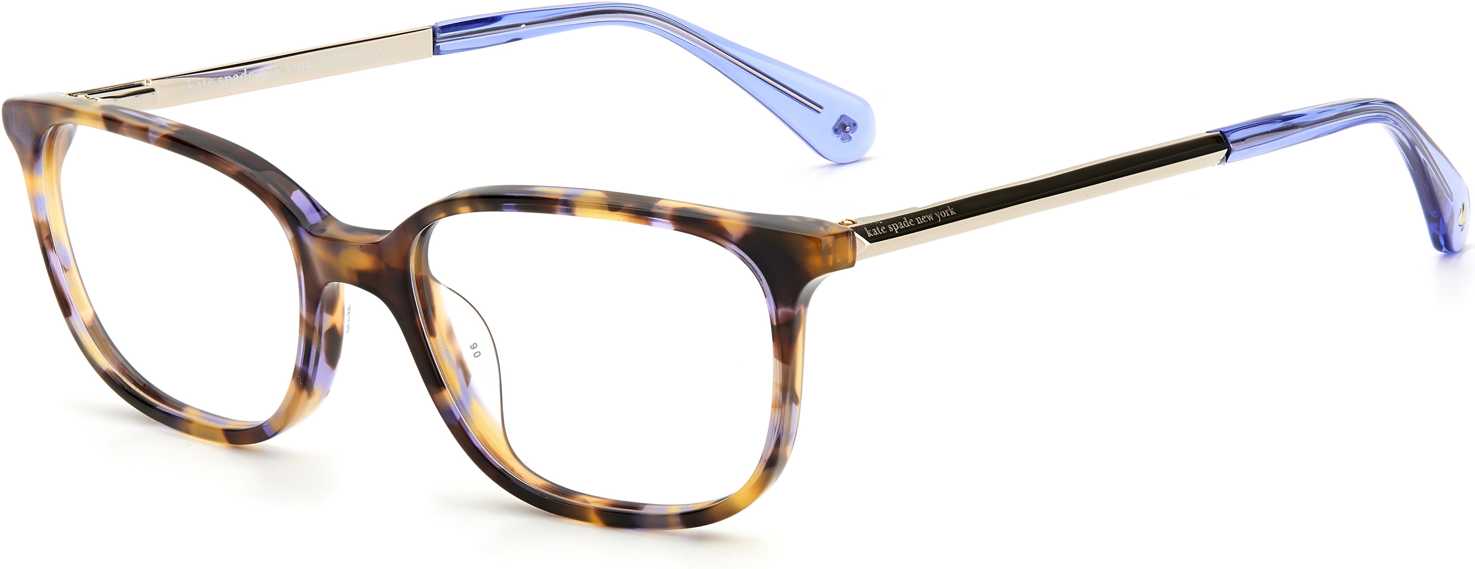 Kate Spade Natalia Rectangular Eyeglasses 0XP8-0XP8  Bl Havana Blue (00 Demo Lens)