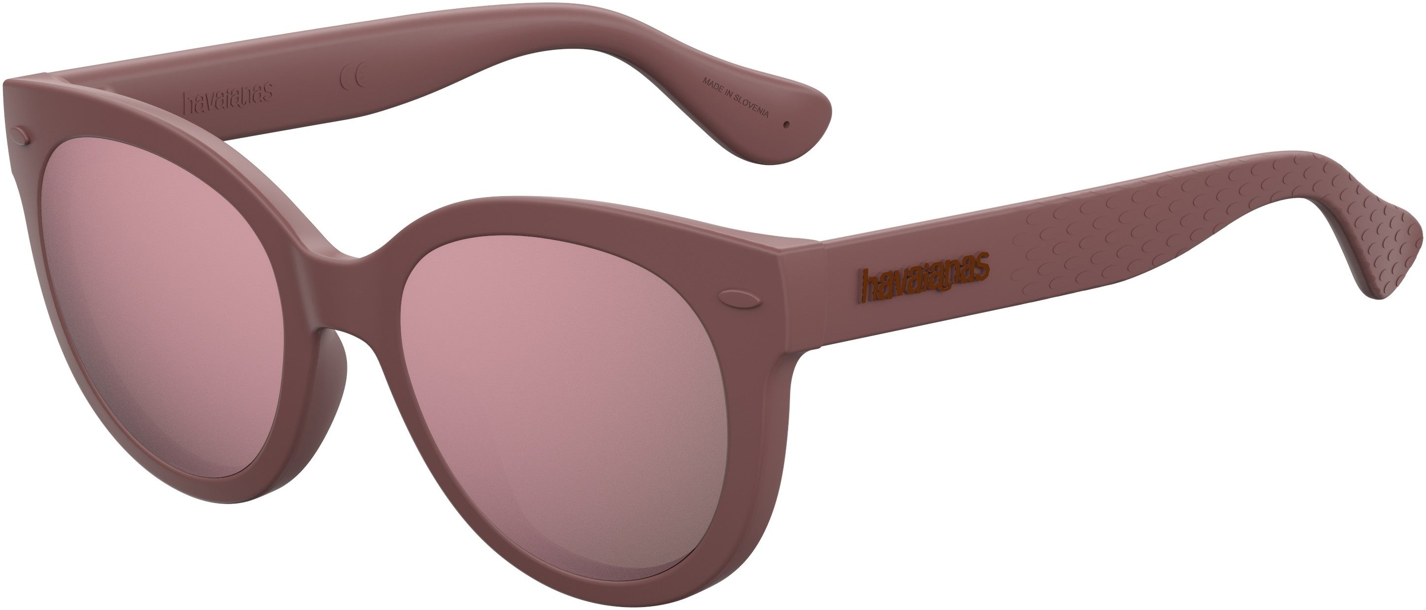 Havaianas Noronha/S Cat Eye/butterfly Sunglasses 0LHF-0LHF  Opal Burgundy (VQ Pink Multilayer)