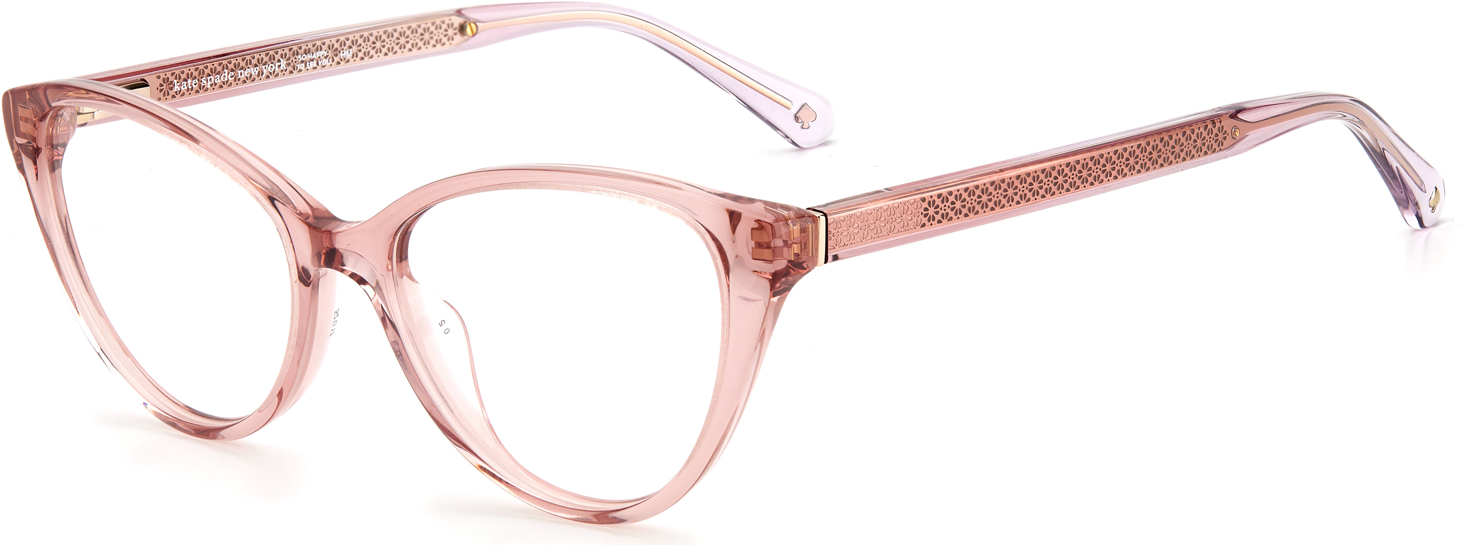 Kate Spade Novalee Cat Eye/butterfly Eyeglasses 035J-035J  Pink (00 Demo Lens)