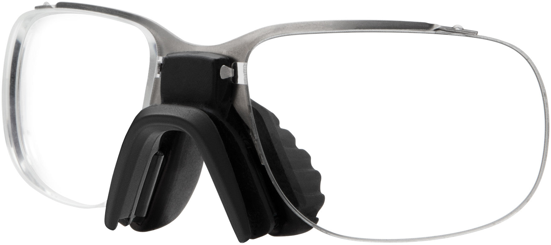 Smith Ods 4 Adaptor Special Shape Eyeglasses 0R80-0R80  Semi Matte Dark Ruthenium (00 Demo Lens)