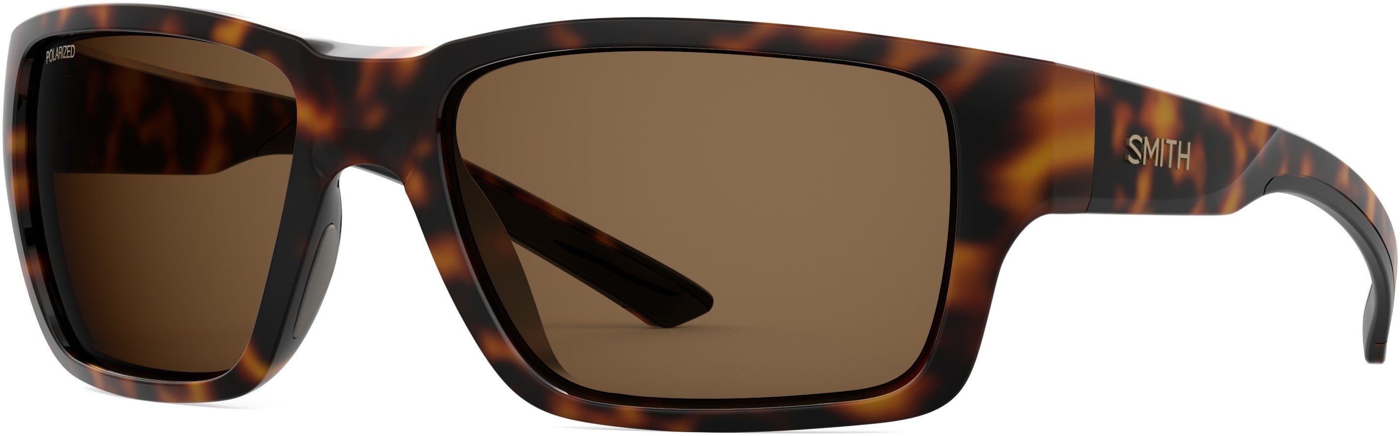 Smith Outback Rectangular Sunglasses 0086-0086  Dark Havana (SP Bronze Pz)