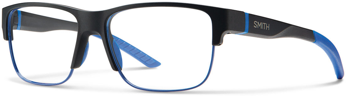 Smith Outsider 180 Rectangular Eyeglasses 00VK-00VK  Matte Black Blue (00 Demo Lens)