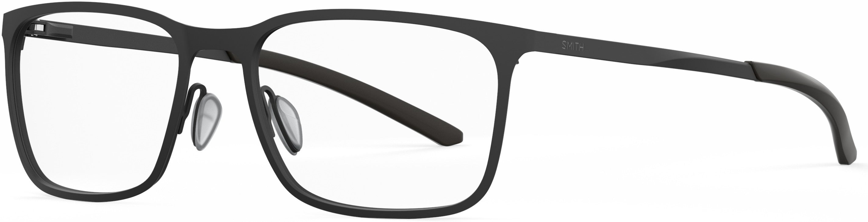 Smith Outsider Metal Rectangular Eyeglasses 0003-0003  Matte Black (00 Demo Lens)