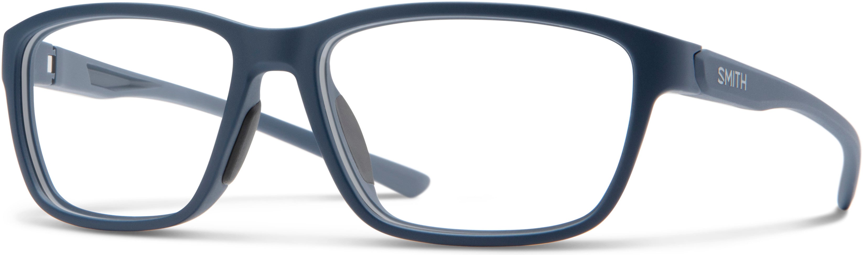 Smith Overtone Rectangular Eyeglasses 0FLL-0FLL  Matte Blue (00 Demo Lens)