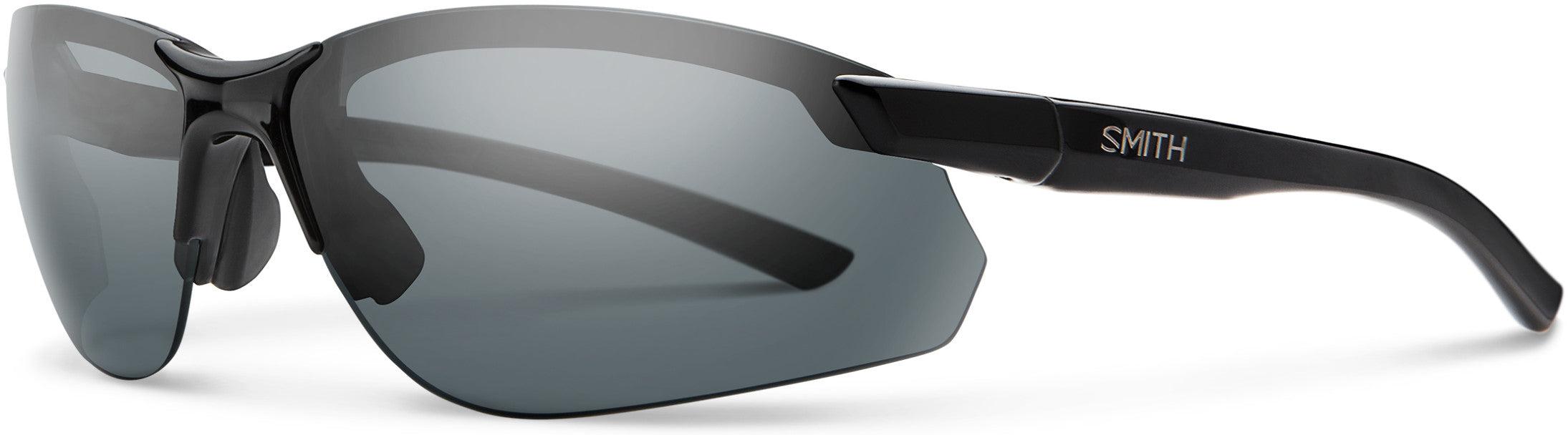 Smith Parallel Max 2 Oval Modified Sunglasses 0807-0807  Black (M9 Gray Pz)